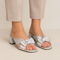 Load image into Gallery viewer, BRESLEY ANISTON SILVER - Women Heels - Collective Shoes 
