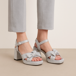 BRESLEY SAM SILVER - Women Heels - Collective Shoes 