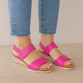 Load image into Gallery viewer, LE SANSA EVITA HOT PINK - Women Sandals - Collective Shoes 
