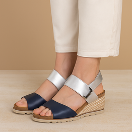LE SANSA EVITA NAVY SILVER
