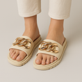 Load image into Gallery viewer, DJANGO & JULIETTE UBECCA MILK LEATHER - Women slippers - Collective Shoes 
