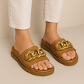 Load image into Gallery viewer, DJANGO & JULIETTE UBECCA TAN - Women slippers - Collective Shoes 
