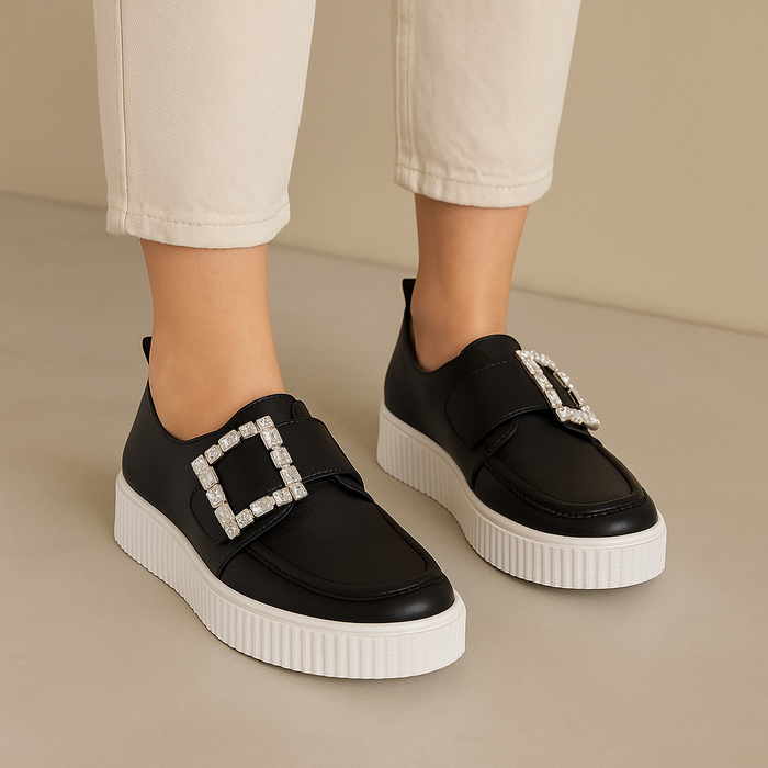 ALFIE & EVIE DISGUISE BLACK - Women Casuals - Collective Shoes 