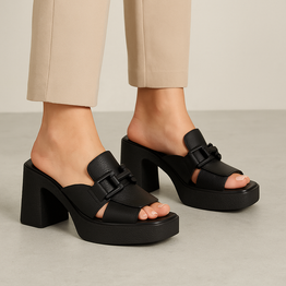 TAMARA LONDON BASS BLACK - Women Heels - Collective Shoes 
