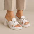 Load image into Gallery viewer, TAMARA LONDON BASS WHITE - Women Heels - Collective Shoes 
