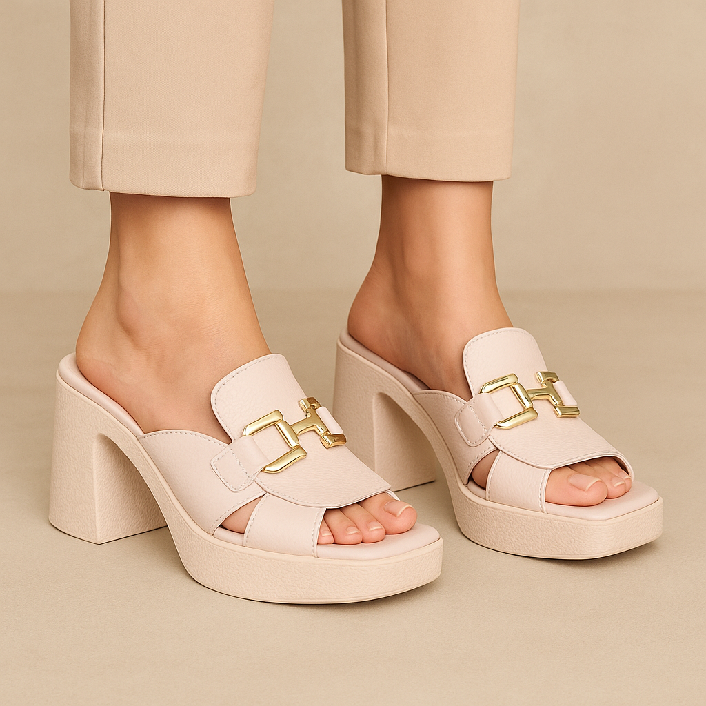 TAMARA LONDON BASS NUDE - Women Heels - Collective Shoes 