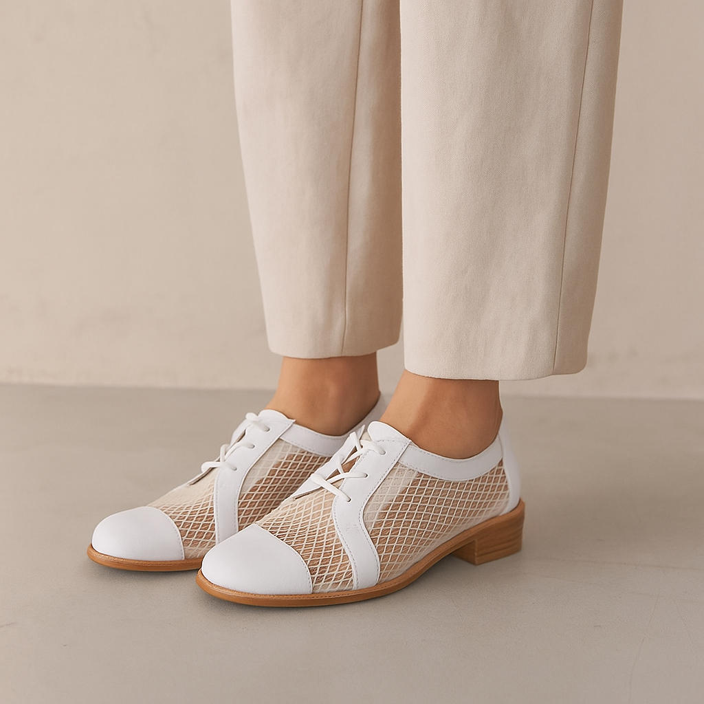 BRESLEY ALIA WHITE - Women Loafers - Collective Shoes 