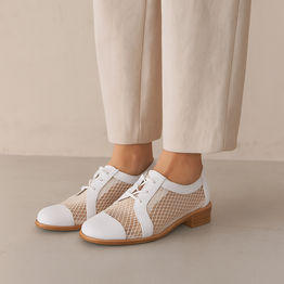 BRESLEY ALIA WHITE - Women Loafers - Collective Shoes 