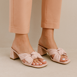 BRESLEY ANISTON PEACH - Women Heels - Collective Shoes 