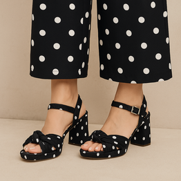 BRESLEY SAM BLACK SPOT - Women Heels - Collective Shoes 