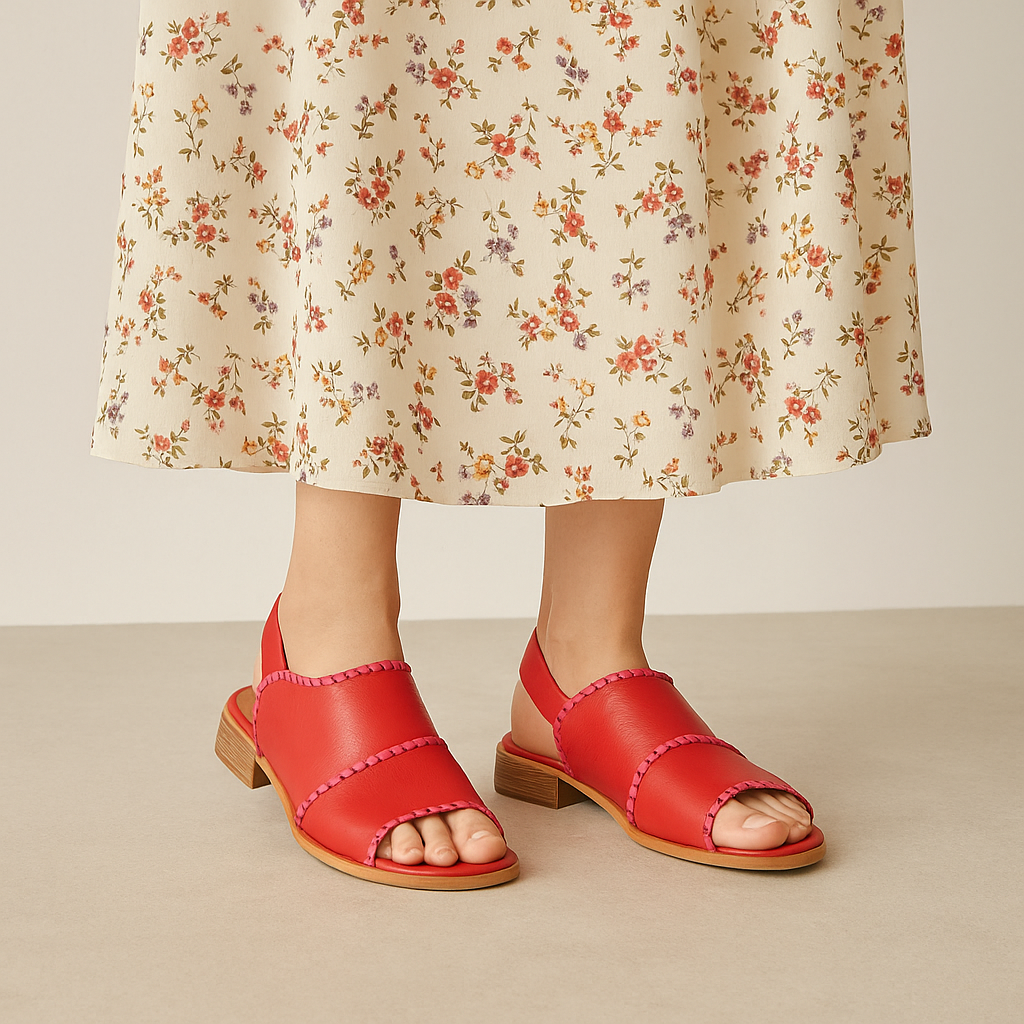 BRESLEY SERENADE RED FUXIA - Women Sandals - Collective Shoes 