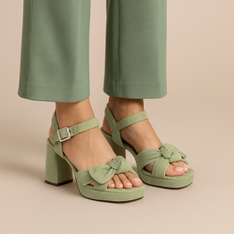 BRESLEY SAM SAGE - Women Heels - Collective Shoes 