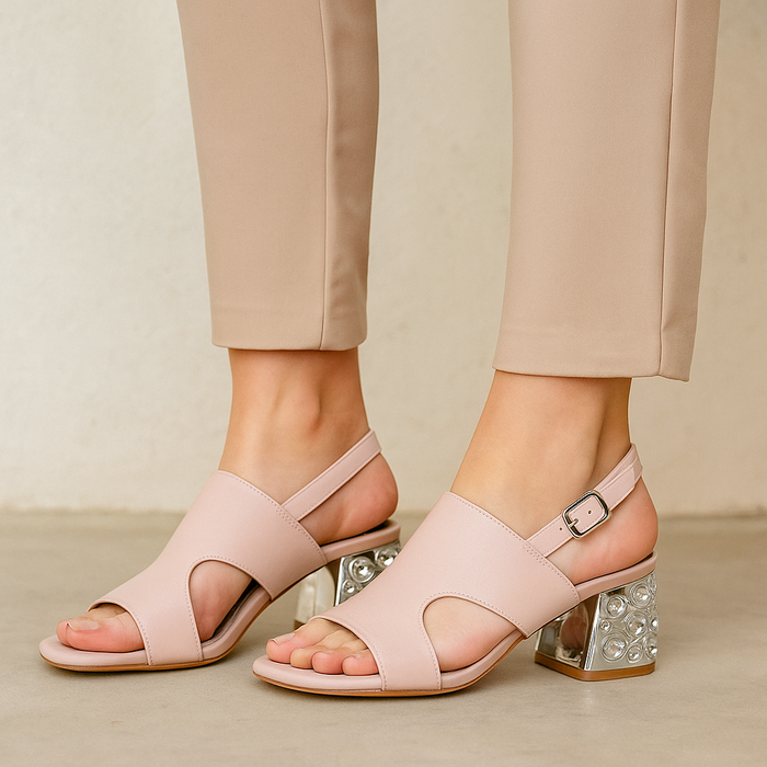 DJANGO & JULIETTE PENON NUDE - Women Sandals - Collective Shoes 