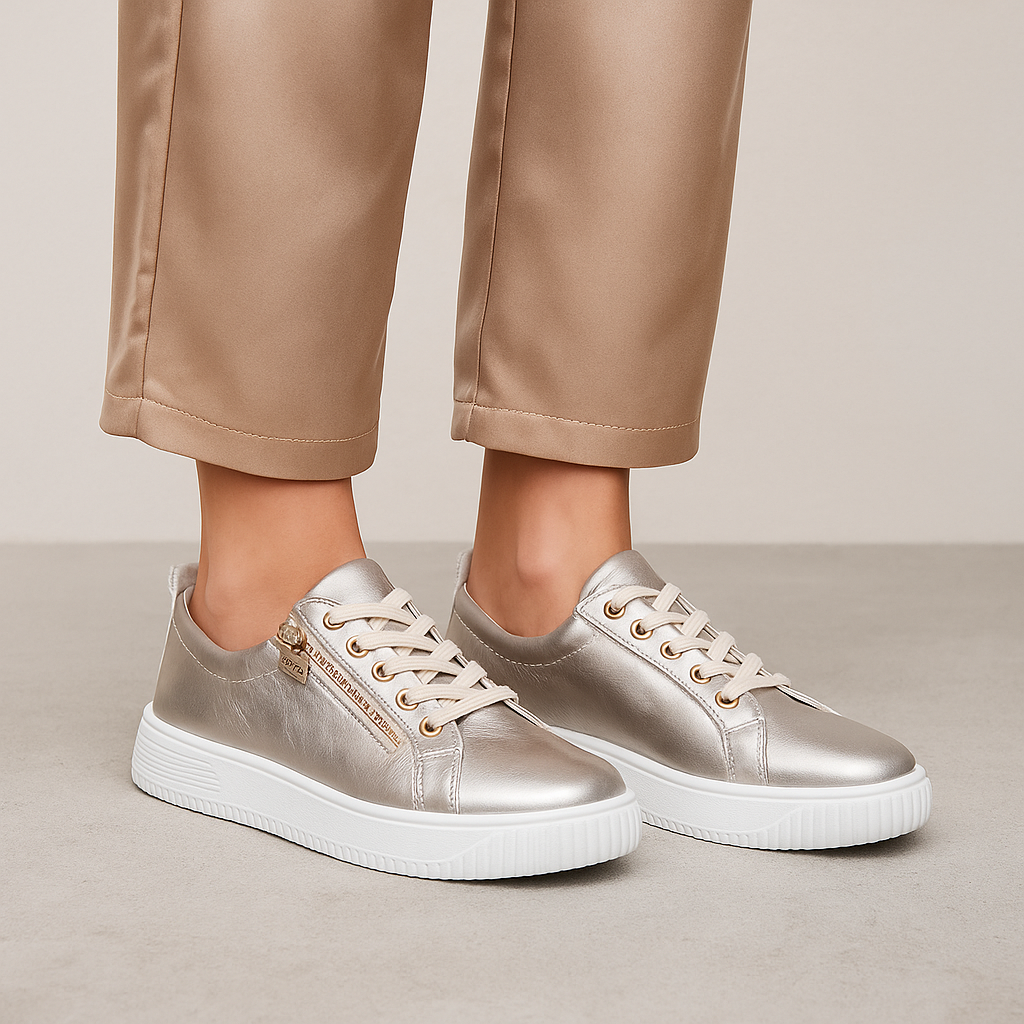 NAKED ARCHES NELLY CHAMPAGNE - Women sneakers - Collective Shoes 