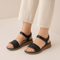 Load image into Gallery viewer, HUSH PUPPIES KAZUMI BLACK - Women Sandals - Collective Shoes 

