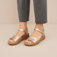 Load image into Gallery viewer, HUSH PUPPIES KAZUMI SOFT GOLD - Women Sandals - Collective Shoes 
