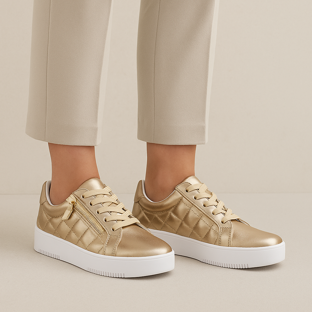 HUSH PUPPIES VALUE SOFT GOLD - Women Sneakers - Collective Shoes 