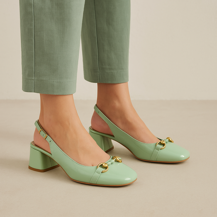 BRESLEY SANCHO SAGE PAT - Women Sandals - Collective Shoes 