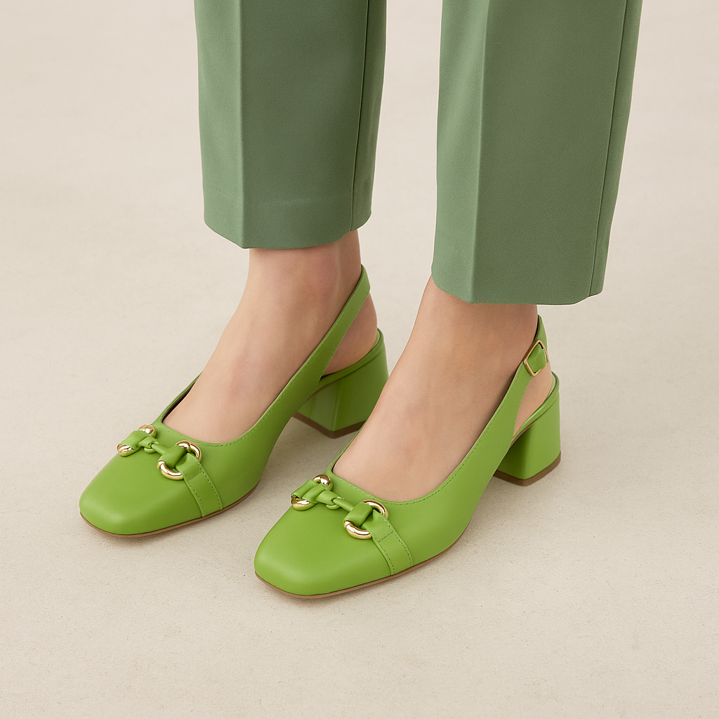 BRESLEY SANCHO GREEN - Women Sandals - Collective Shoes 