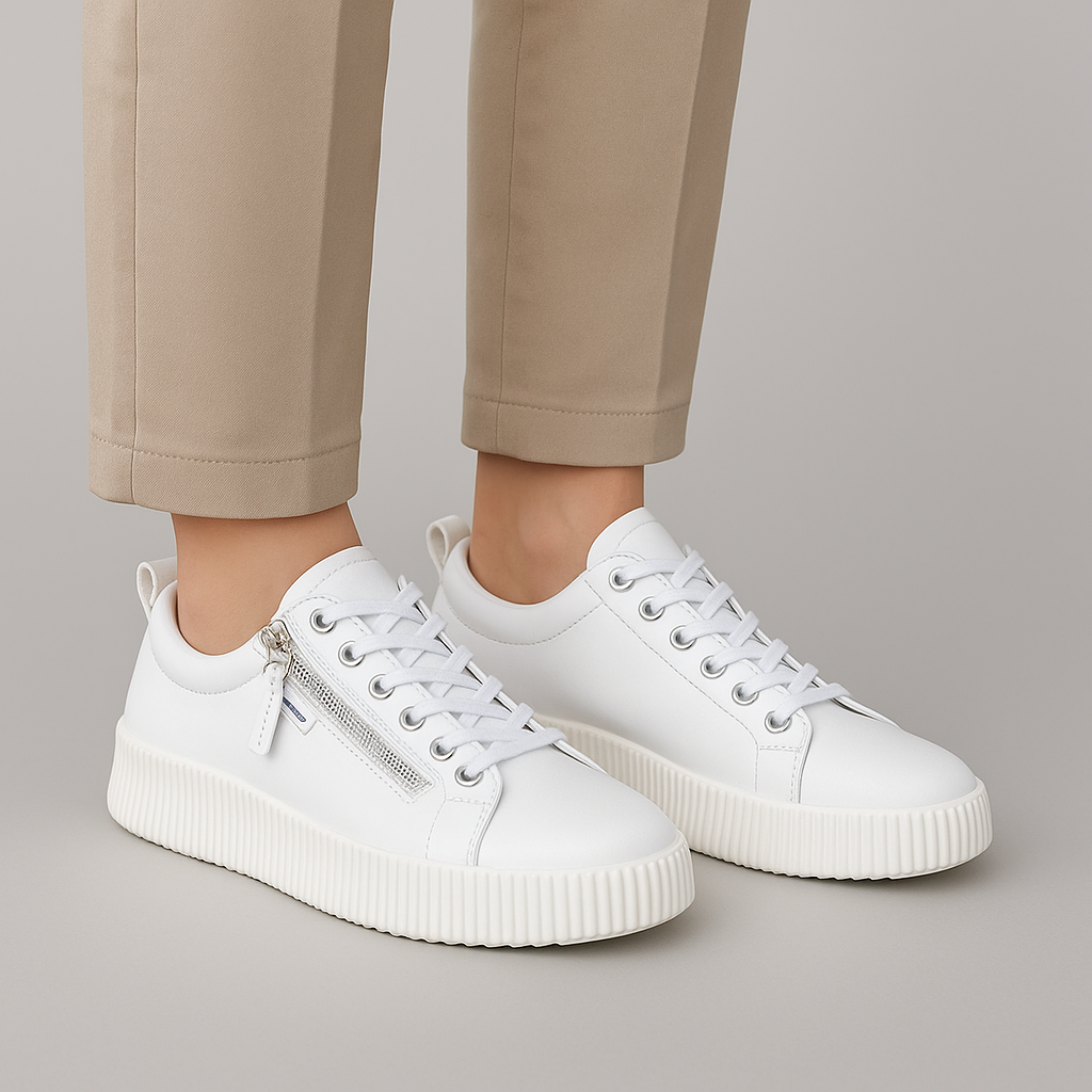 LE SANSA CLARA WHITE - Women Sneakers - Collective Shoes 