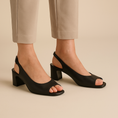 Load image into Gallery viewer, DJANGO & JULIETTE JIANAS BLACK - Women Sandals - Collective Shoes 
