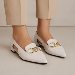 TAMARA LONDON PRISSY MARSHMELLOW - Women Loafers - Collective Shoes 