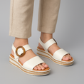 Load image into Gallery viewer, LE SANSA GUARD BONE - Women Sandals - Collective Shoes 
