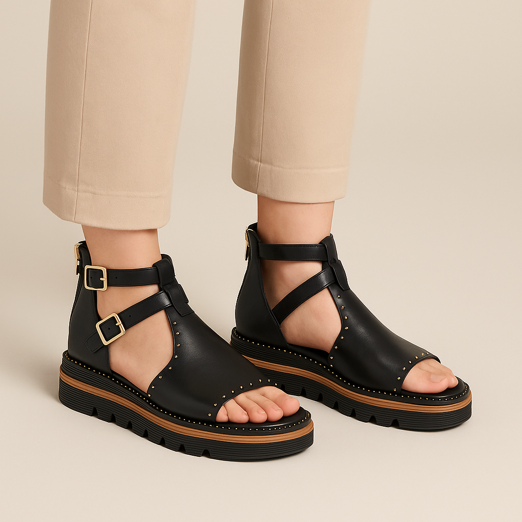 DJANGO & JULIETTE SORENS BLACK - Women Sandals - Collective Shoes 
