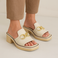 Load image into Gallery viewer, DJANGO & JULIETTE JAMMS VANILLA - Women Heels - Collective Shoes 
