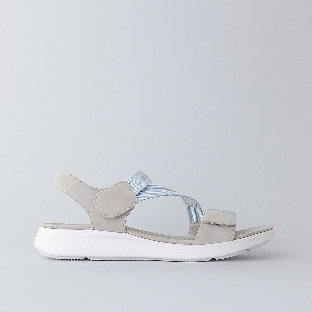 CC RESORTS FLORRIE LT GREY MULTI - Women Sandals - Collective Shoes 