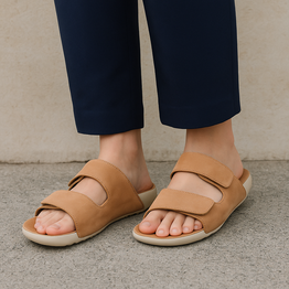CC RESORTS EVOLA TAN - Women Slides - Collective Shoes 