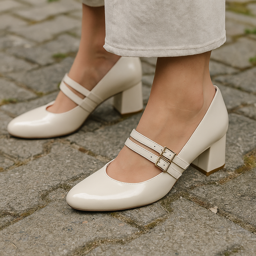 NAKED ARCHES CIDER NUDE PATENT - Women Heels - Collective Shoes 