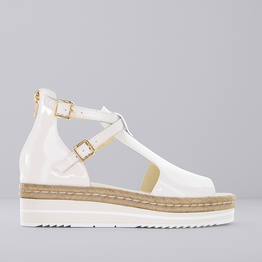 DJANGO & JULIETTE ALEXYS IVORY - Women Sandals - Collective Shoes 