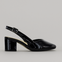 ZIERA VEERA BLACK PATENT - Women Heels - Collective Shoes 