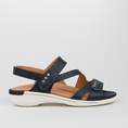 Load image into Gallery viewer, ZIERA BEAUX NAVY - Women Sandals - Collective Shoes 
