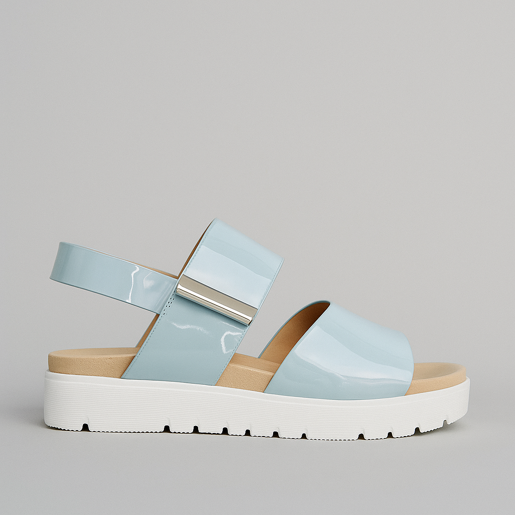 ZIERA NAKTA PALE BLUE - Women Sandals - Collective Shoes 