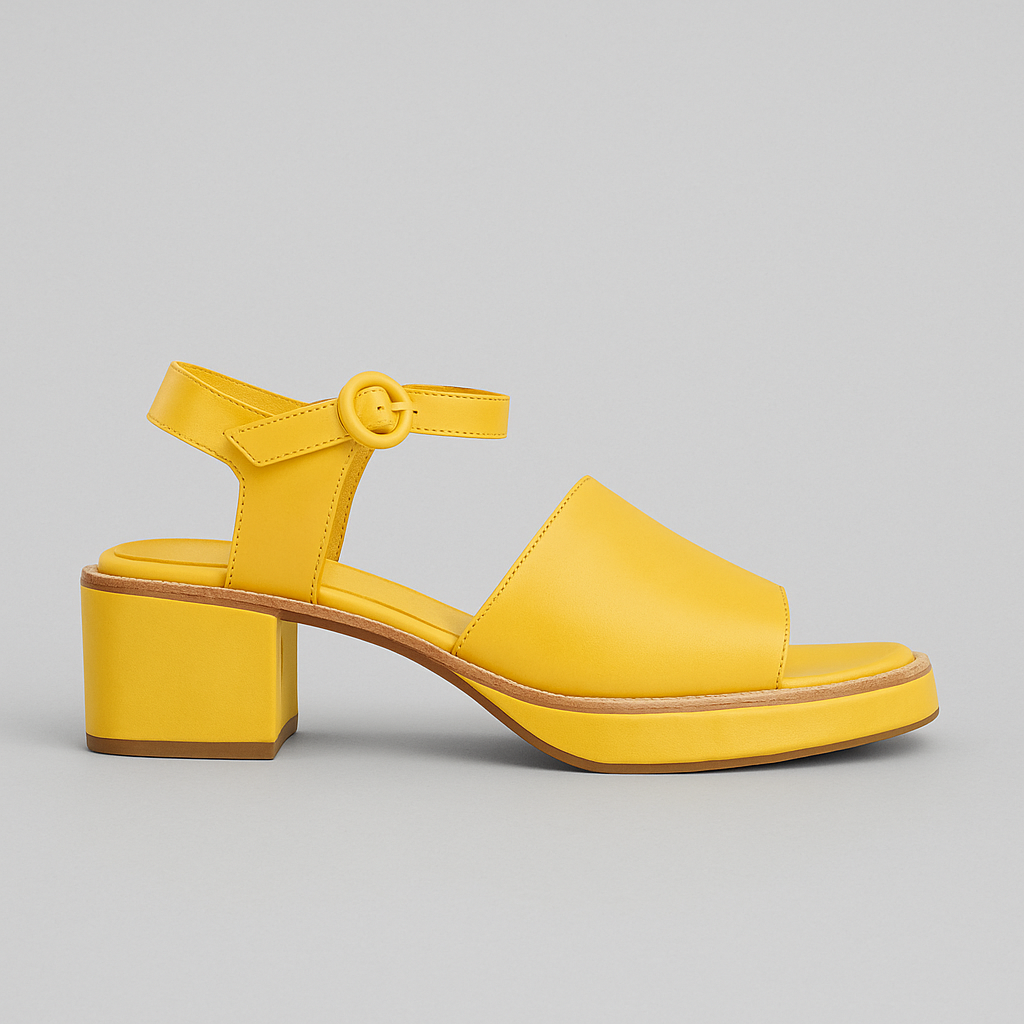 LE SANSA RYALAY MUSTARD - Women Sandals - Collective Shoes 
