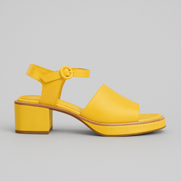 LE SANSA RYALAY MUSTARD - Women Sandals - Collective Shoes 