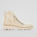 Load image into Gallery viewer, DJANGO & JULIETTE DOTTIZ VANILLA OATMEAL PATENT - Women Boots - Collective Shoes 
