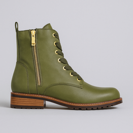 LE SANSA FIN OLIVE - Women Boots - Collective Shoes 