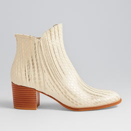 DJANGO & JULIETTE MOCKAS ALMOND METALLIC - Women boots - Collective Shoes 
