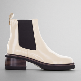 BRESLEY PATROL NUDE PATENT - Women Boots - Collective Shoes 