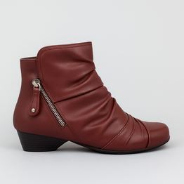 ZIERA CAMRYN DARK RED - Women Boots - Collective Shoes 