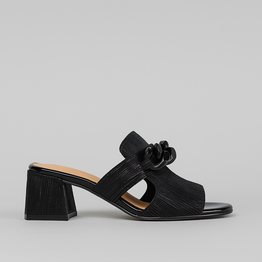 BRESLEY ADDER BLACK SHIMMER - Women Heels - Collective Shoes 