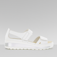 Load image into Gallery viewer, ZIERA GEDD WHITE SILVER - Women Sandals - Collective Shoes 
