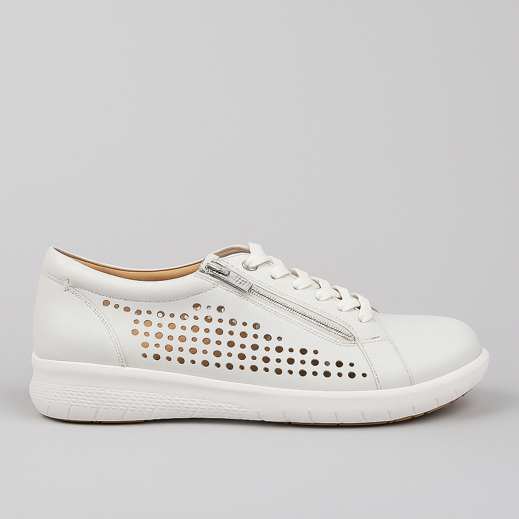 ZIERA SHOVO WHITE - Women sneakers - Collective Shoes 