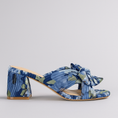 Load image into Gallery viewer, BRESLEY ANISTON NAVY FLORAL - Women Heels - Collective Shoes 
