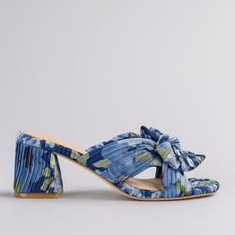 BRESLEY ANISTON NAVY FLORAL - Women Heels - Collective Shoes 
