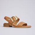Load image into Gallery viewer, BRESLEY SMITTEN BRANDY - Women Sandals - Collective Shoes 
