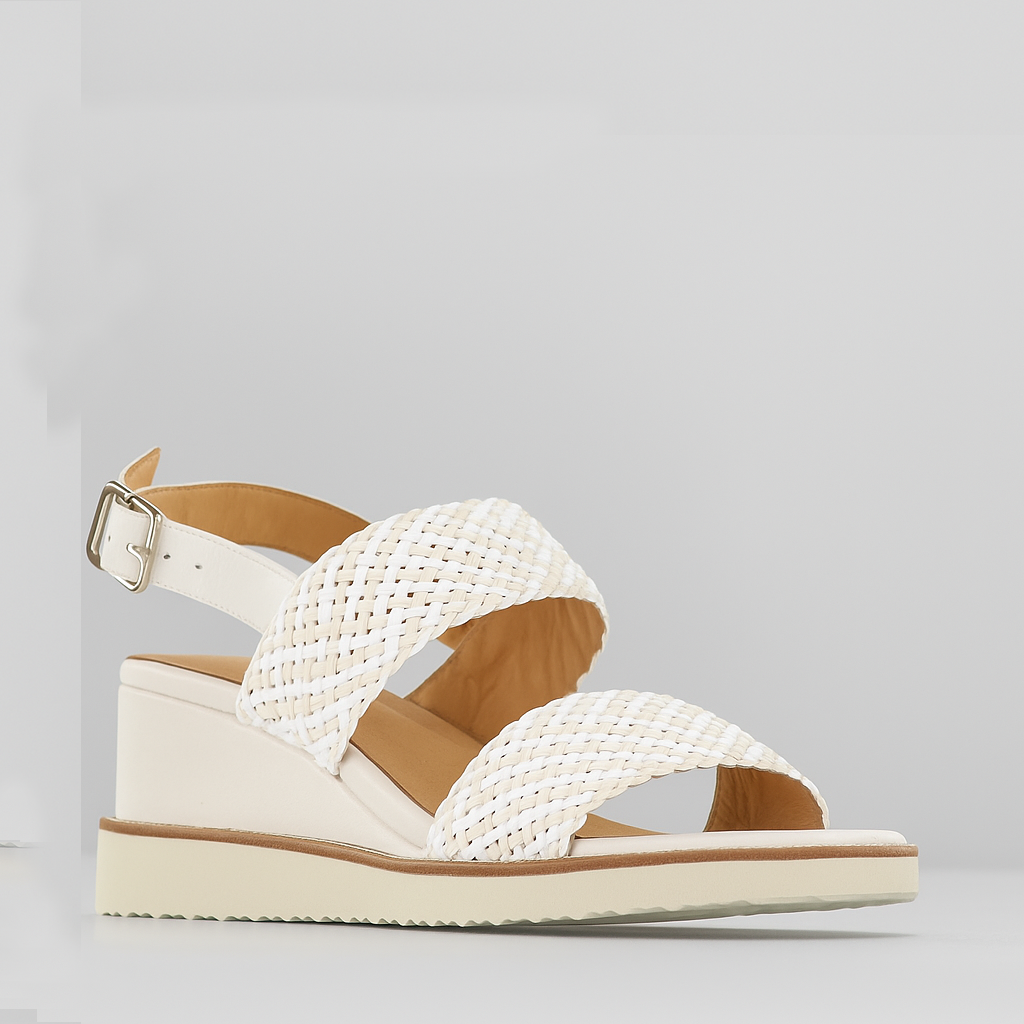 BRESLEY SAXON BONE WHITE - Women Sandals - Collective Shoes 